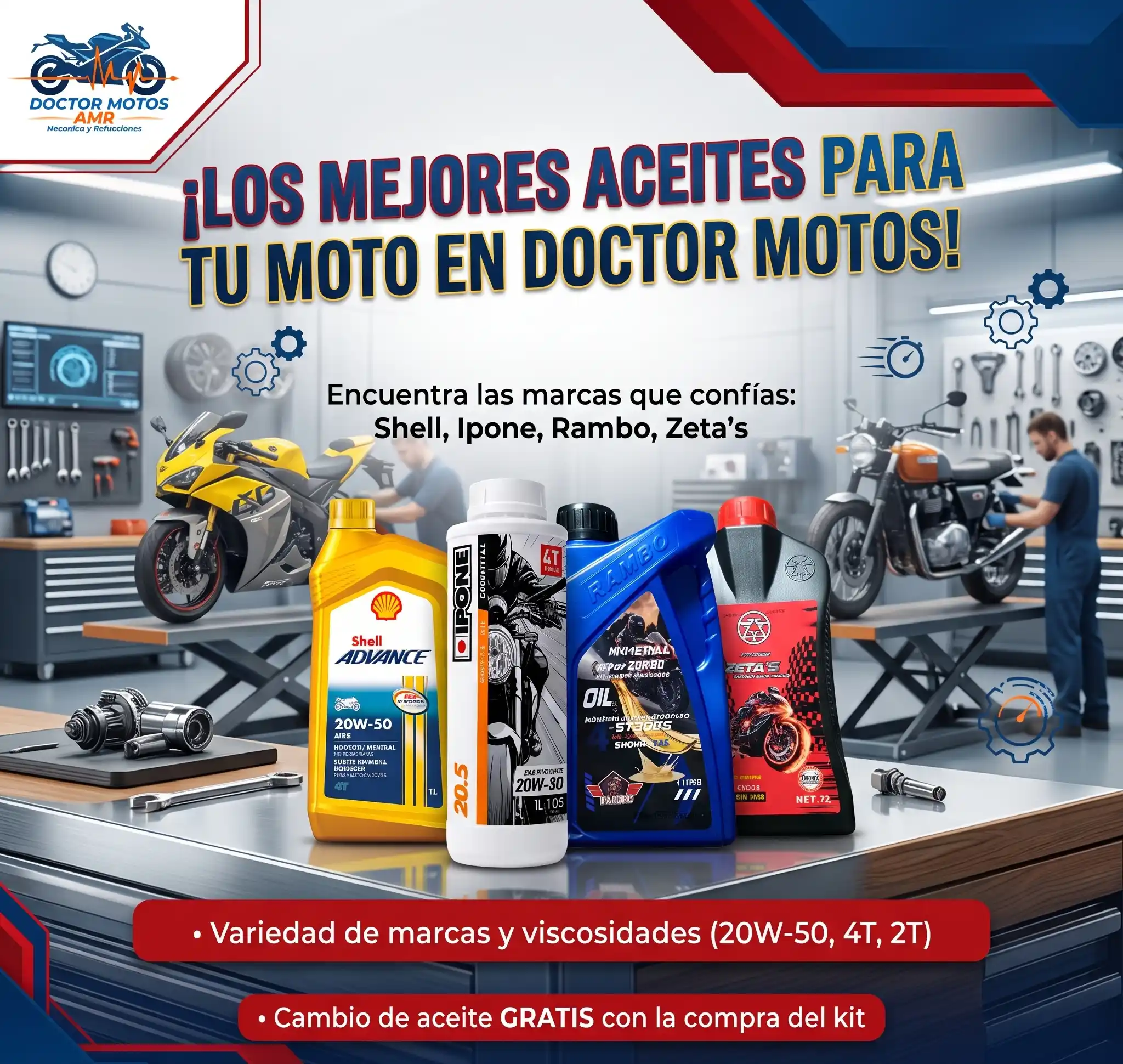 Kit de Empacadura Premium CG150 Doctor Motos AMR